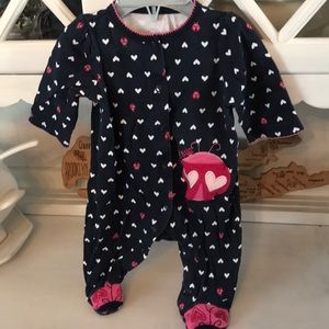 Valentine ladybug pjs